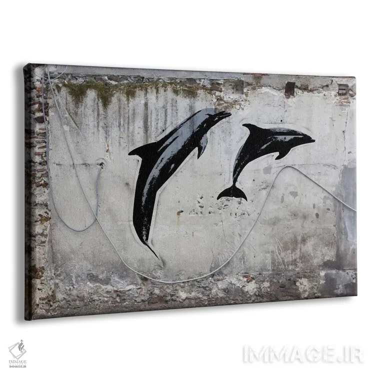 تابلو دکوراتیو دنیای جدید دریا اثر فایو بای فایو کالکتیو - نمای پرسپکتیو محصول