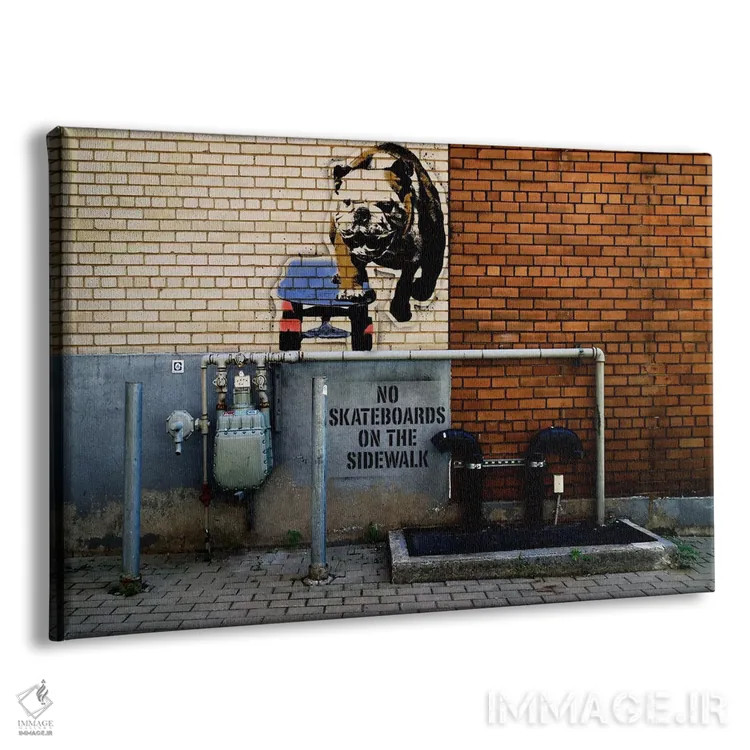 تابلو دکوراتیو چه شورشی! اثر فایو بای فایو کالکتیو - نمای پرسپکتیو محصول