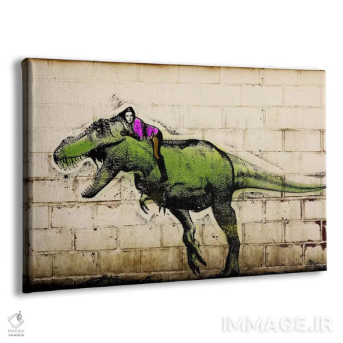 تابلو دکوراتیو برونش گاوچران دختر! اثر فایو بای فایو کالکتیو - نمای پرسپکتیو محصول