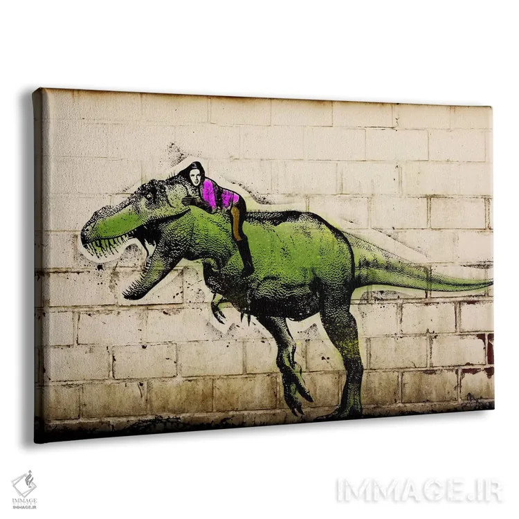 تابلو دکوراتیو برونش گاوچران دختر! اثر فایو بای فایو کالکتیو - نمای پرسپکتیو محصول