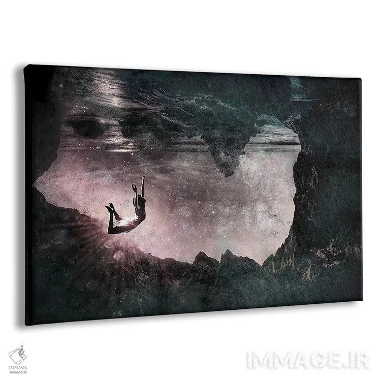 تابلو دکوراتیو ادای احترام اثر فایو بای فایو کالکتیو - نمای پرسپکتیو محصول