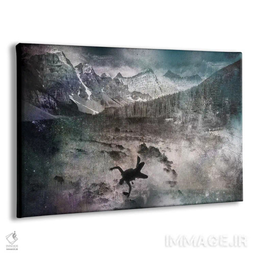 تابلو دکوراتیو به دل مغاک اثر فایو بای فایو کالکتیو - نمای پرسپکتیو محصول