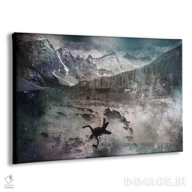 تابلو دکوراتیو به دل مغاک اثر فایو بای فایو کالکتیو - نمای پرسپکتیو محصول