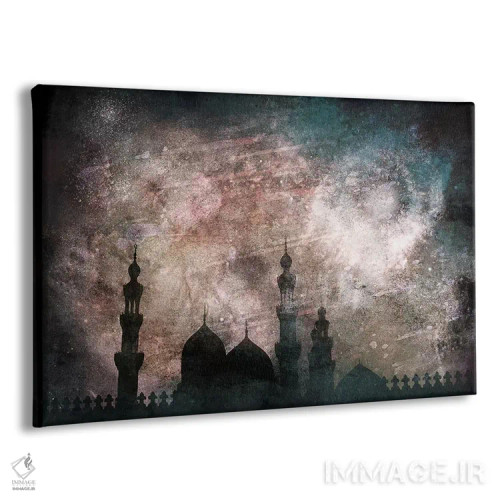 تابلو دکوراتیو ایمان اثر فایو بای فایو کالکتیو - نمای پرسپکتیو محصول