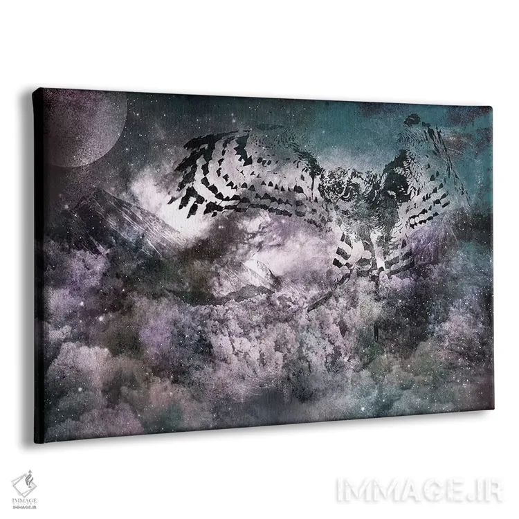 تابلو دکوراتیو سایه شب اثر فایو بای فایو کالکتیو - نمای پرسپکتیو محصول