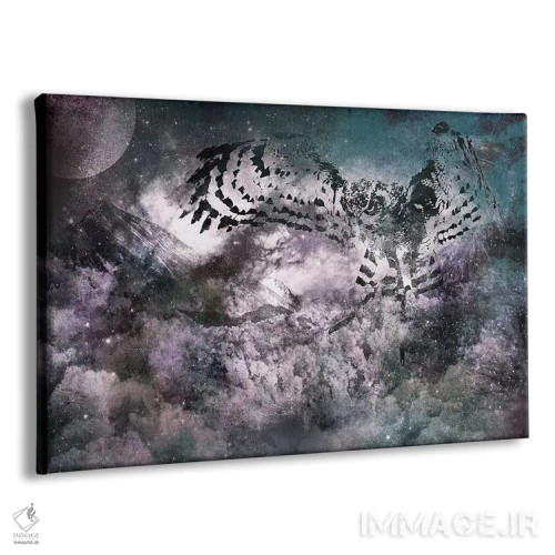 تابلو دکوراتیو سایه شب اثر فایو بای فایو کالکتیو - نمای پرسپکتیو محصول