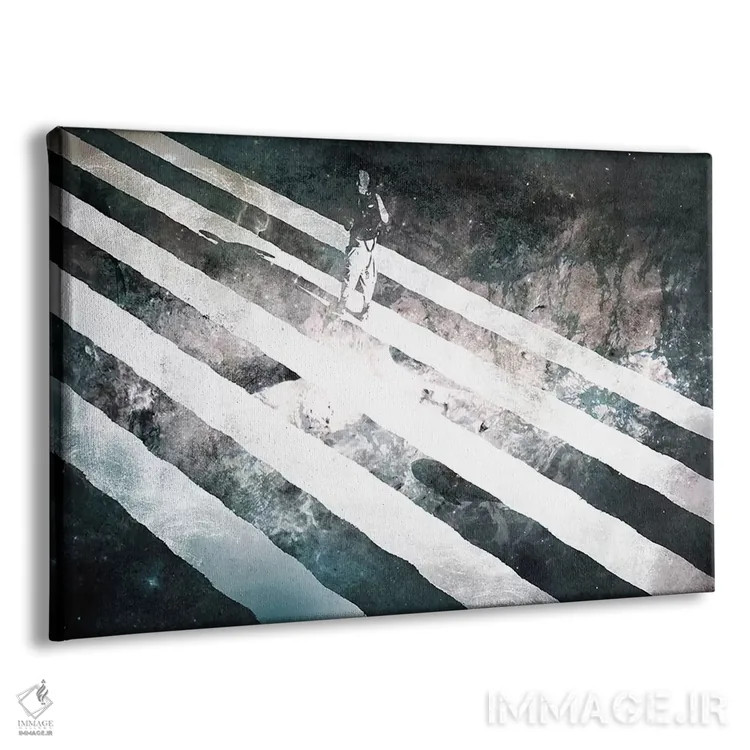 تابلو دکوراتیو سرگردان تنها اثر فایو بای فایو کالکتیو - نمای پرسپکتیو محصول