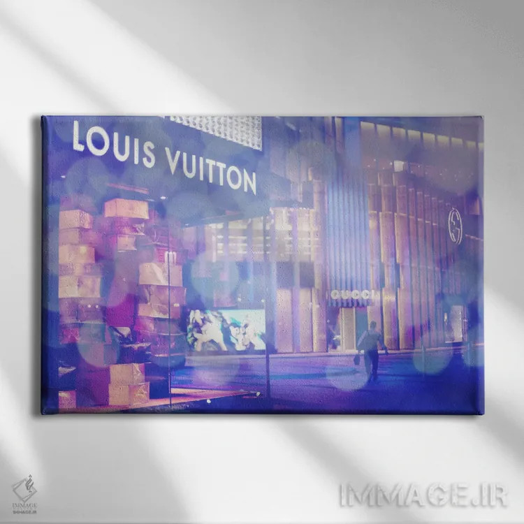 تابلو دکوراتیو نوار نخستین اثر فایو بای فایو کالکتیو - نمای روبهرو روی دیوار