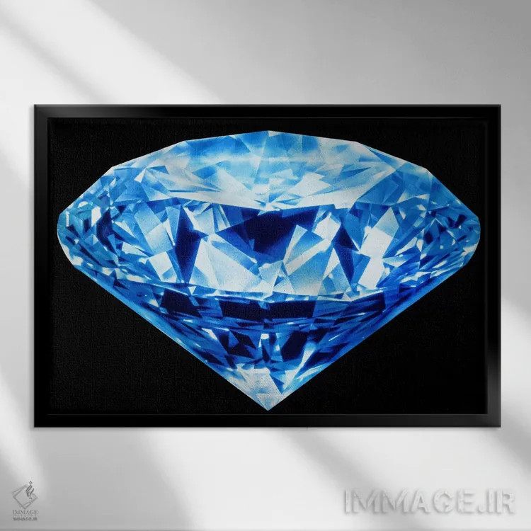 تابلو دکوراتیو تا ابد اثر فایو بای فایو کالکتیو - نمای قابدار مشکی