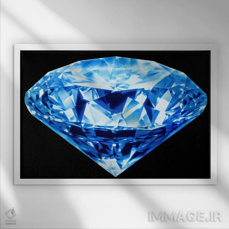 تابلو دکوراتیو تا ابد اثر فایو بای فایو کالکتیو - نمای قابدار سفید