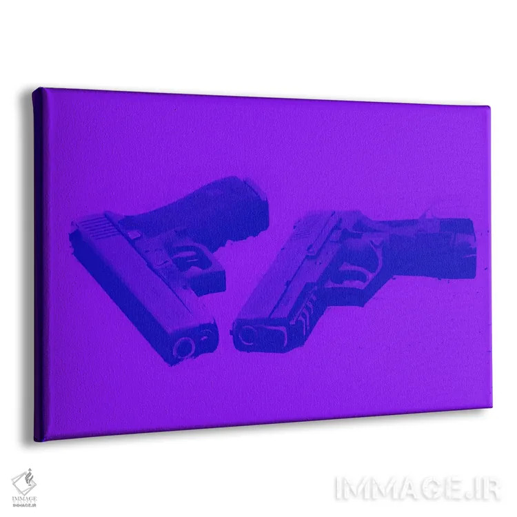 تابلو دکوراتیو بنگ بنگ اثر فایو بای فایو کالکتیو - نمای پرسپکتیو محصول