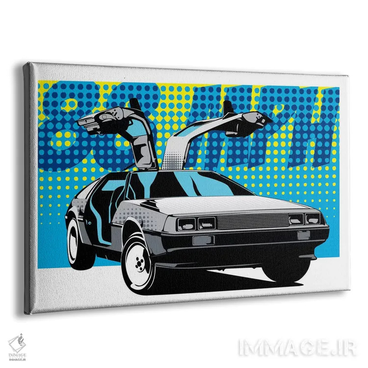 تابلو دکوراتیو دلورین ۸۸ اثر فایو بای فایو کالکتیو - نمای پرسپکتیو محصول