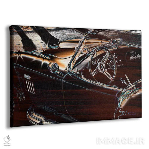 تابلو دکوراتیو سگ ماهی کرومی اثر فایو بای فایو کالکتیو - نمای پرسپکتیو محصول