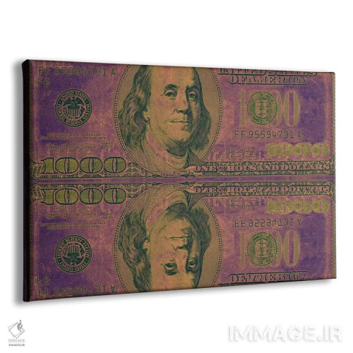 تابلو دکوراتیو پول بازی اثر فایو بای فایو کالکتیو - نمای پرسپکتیو محصول