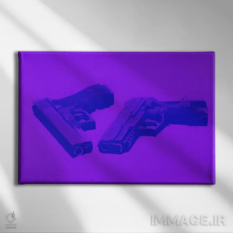 تابلو دکوراتیو بنگ بنگ اثر فایو بای فایو کالکتیو - نمای روبهرو روی دیوار