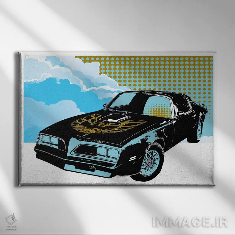 تابلو دکوراتیو عضله در آسمان اثر فایو بای فایو کالکتیو - نمای روبهرو روی دیوار