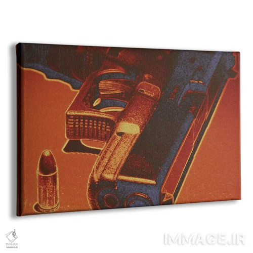 تابلو دکوراتیو فولاد قرمز اثر فایو بای فایو کالکتیو - نمای پرسپکتیو محصول