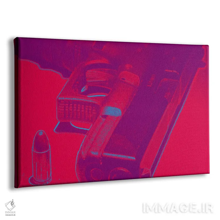 تابلو دکوراتیو آغشته به خون اثر فایو بای فایو کالکتیو - نمای پرسپکتیو محصول