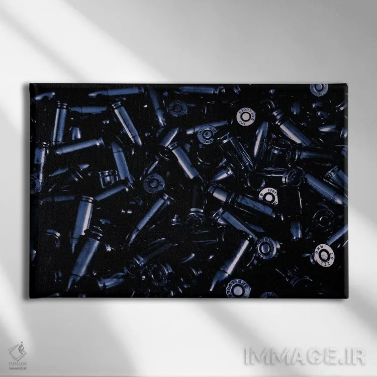 تابلو دکوراتیو انباشت شماره ۴ اثر فایو بای فایو کالکتیو - نمای روبهرو روی دیوار