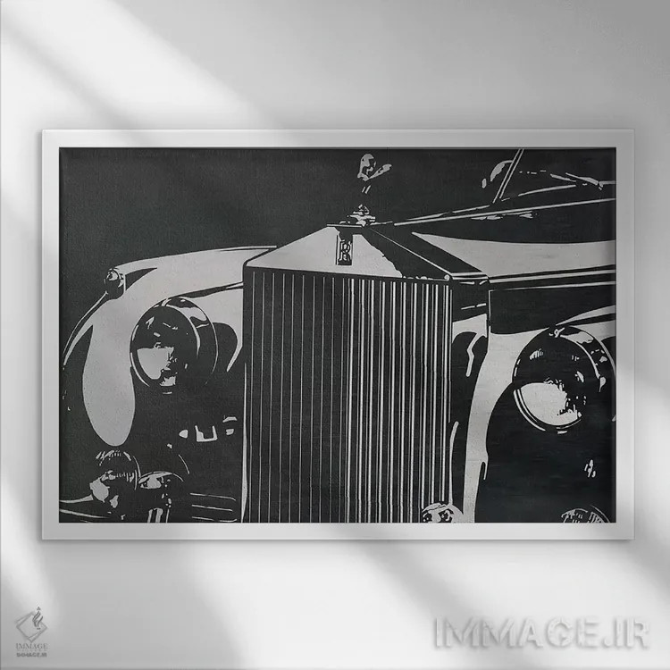 تابلو دکوراتیو بهترین های انگلستان اثر فایو بای فایو کالکتیو - نمای قابدار سفید