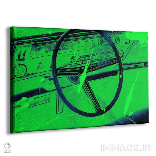 تابلو دکوراتیو پاشیده کاری داخلی قدیمی اثر فایو بای فایو کالکتیو - نمای پرسپکتیو محصول