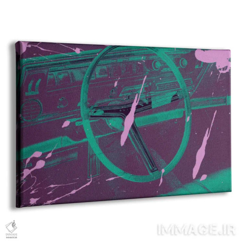 تابلو دکوراتیو پاشیده کاری داخلی قدیمی ۲ اثر فایو بای فایو کالکتیو - نمای پرسپکتیو محصول