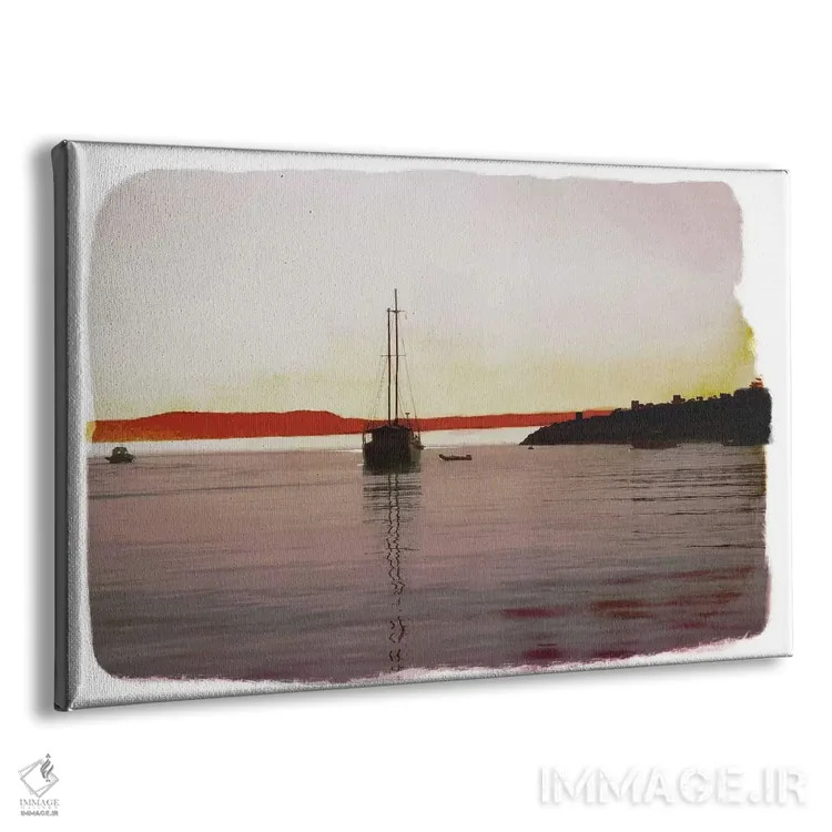 تابلو دکوراتیو بازگشت با قایق رانی اثر فایو بای فایو کالکتیو - نمای پرسپکتیو محصول