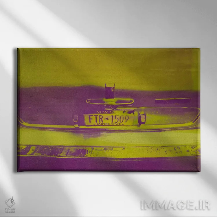 تابلو دکوراتیو زمان نمایش در ایالت امپایر اثر فایو بای فایو کالکتیو - نمای روبهرو روی دیوار