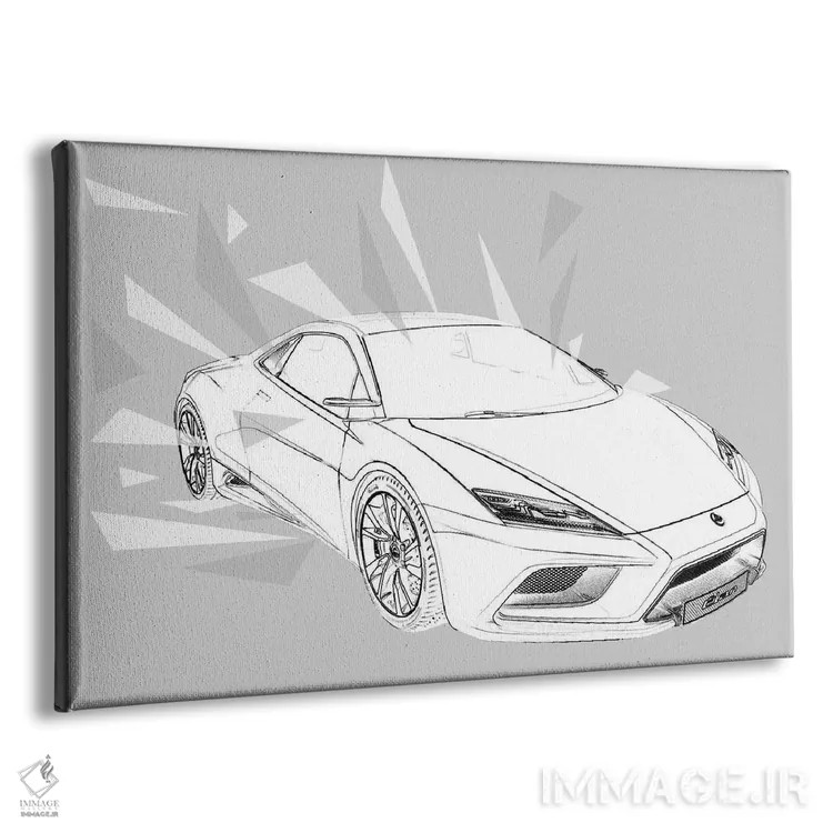 تابلو دکوراتیو سرعت نور ۲ اثر فایو بای فایو کالکتیو - نمای پرسپکتیو محصول