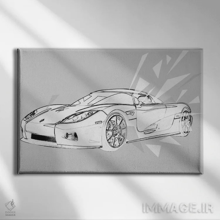 تابلو دکوراتیو شکستن مرزها ۲ اثر فایو بای فایو کالکتیو - نمای روبهرو روی دیوار