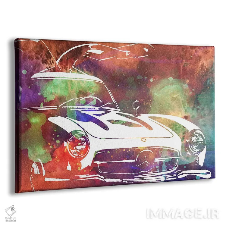 تابلو دکوراتیو بال ها بالا اثر فایو بای فایو کالکتیو - نمای پرسپکتیو محصول