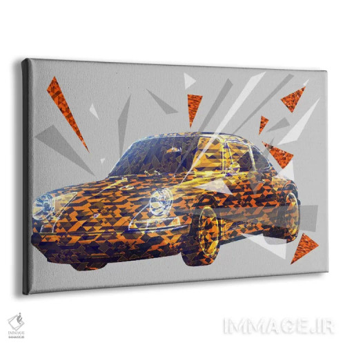 تابلو دکوراتیو یوزپلنگ خیابانی اثر فایو بای فایو کالکتیو - نمای پرسپکتیو محصول