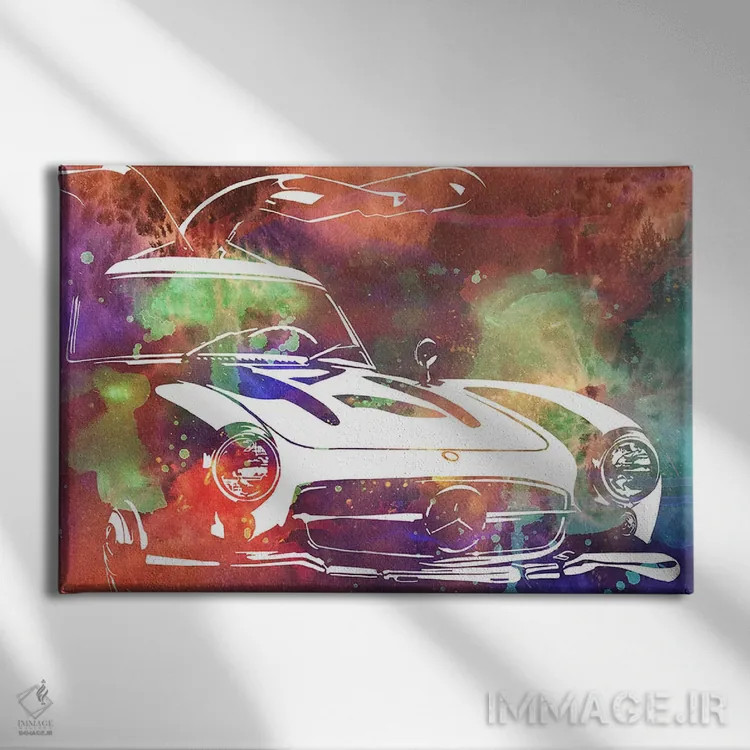 تابلو دکوراتیو بال ها بالا اثر فایو بای فایو کالکتیو - نمای روبهرو روی دیوار