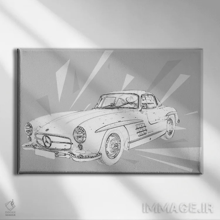 تابلو دکوراتیو گالوینگ های کلاسیک ۲ اثر فایو بای فایو کالکتیو - نمای روبهرو روی دیوار