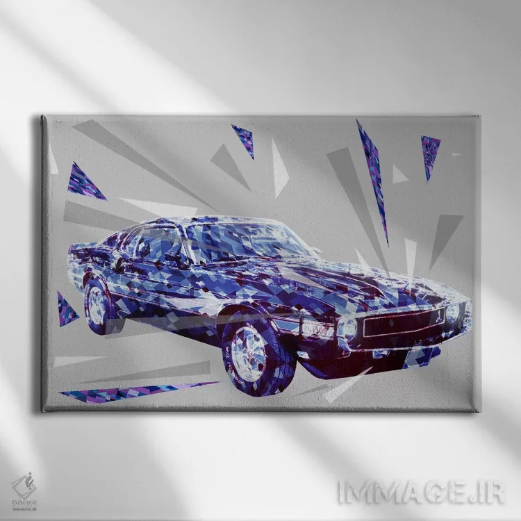 تابلو دکوراتیو عضله بیش از حد اثر فایو بای فایو کالکتیو - نمای روبهرو روی دیوار