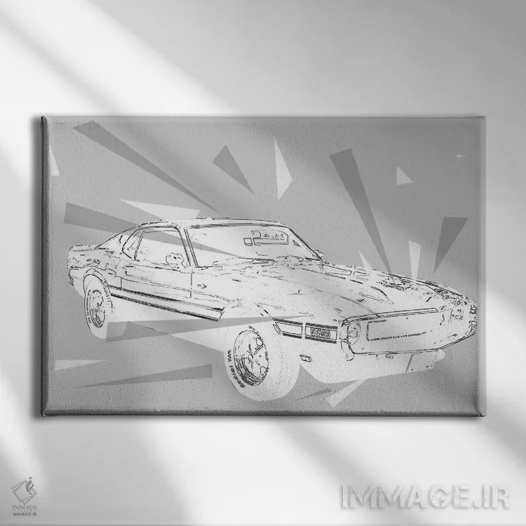 تابلو دکوراتیو عضله بیش از حد ۲ اثر فایو بای فایو کالکتیو - نمای روبهرو روی دیوار