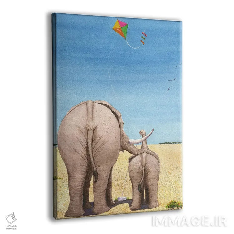 تابلو دکوراتیو بادبادک اثر کترین جی مک الروی - نمای پرسپکتیو محصول