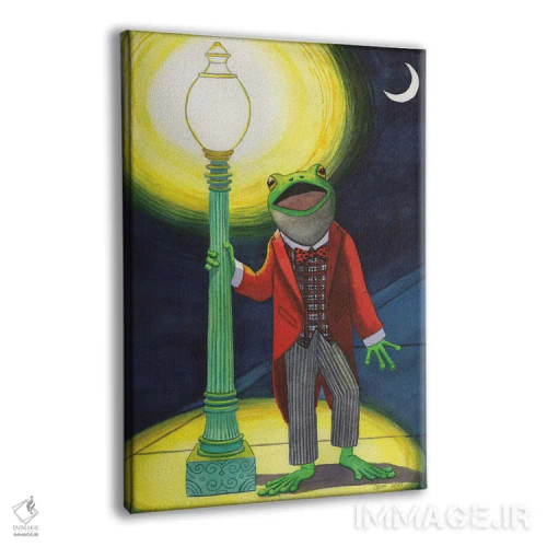 تابلو دکوراتیو قورباغه صدا اثر کترین جی مک الروی - نمای پرسپکتیو محصول