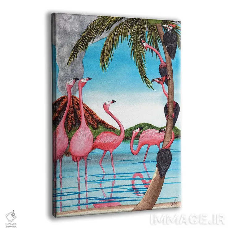 تابلو دکوراتیو بابات کیه؟ اثر کترین جی مک الروی - نمای پرسپکتیو محصول