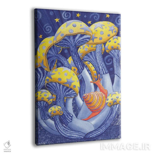 تابلو دکوراتیو قارچ های جادویی اثر کترین جی مک الروی - نمای پرسپکتیو محصول