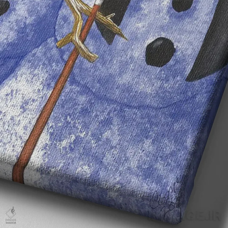 تابلو دکوراتیو ژست گیرها اثر کترین جی مک الروی - نمای نزدیک بافت بوم