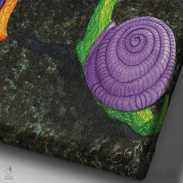 تابلو دکوراتیو وجود دارد اثر کترین جی مک الروی - نمای نزدیک بافت بوم