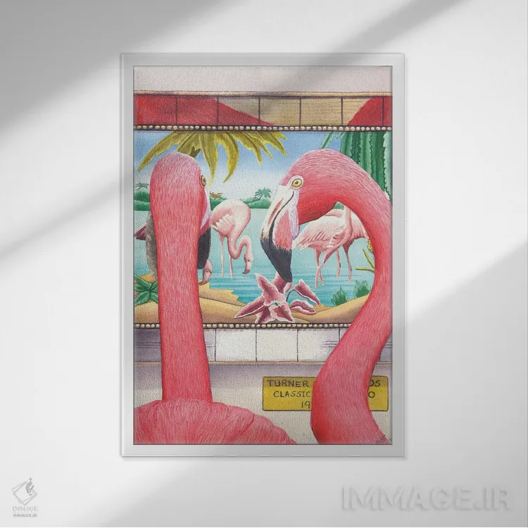 تابلو دکوراتیو کلاسیک اثر کترین جی مک الروی - نمای قابدار سفید