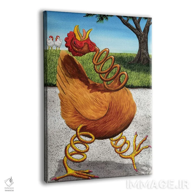 تابلو دکوراتیو جوجه بهاری اثر کترین جی مک الروی - نمای پرسپکتیو محصول