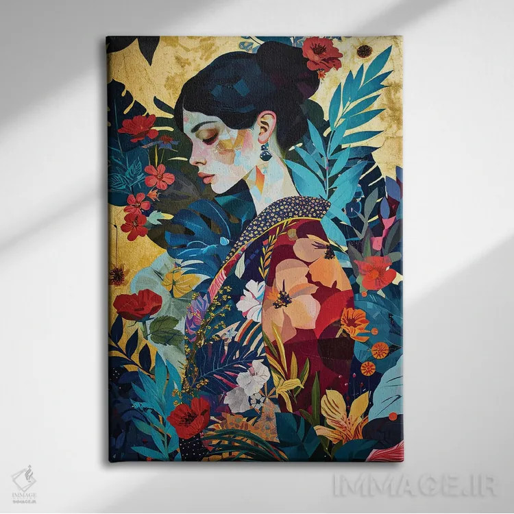 تابلو دکوراتیو وقار اثر کامرون گری - نمای روبهرو روی دیوار