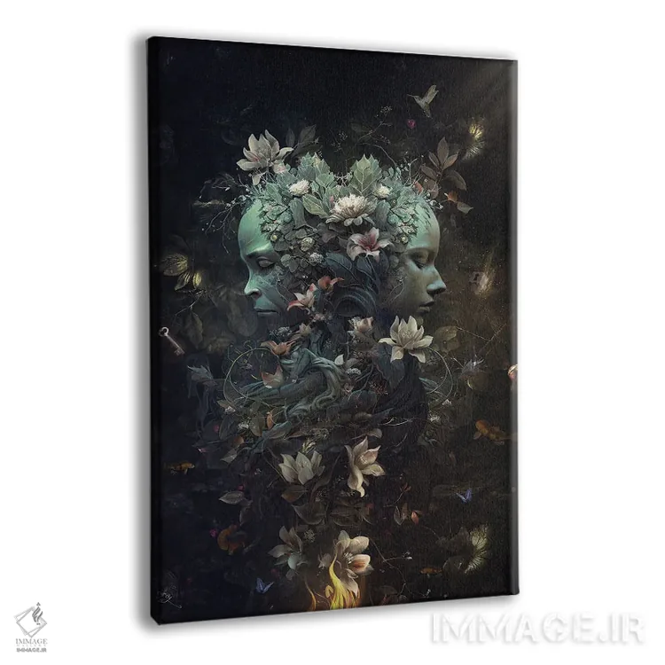 تابلو دکوراتیو انعکاس ها در یک رویا اثر کامرون گری - نمای پرسپکتیو محصول