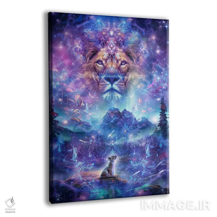 تابلو دکوراتیو پیوند آسمانی اثر کامرون گری - نمای پرسپکتیو محصول