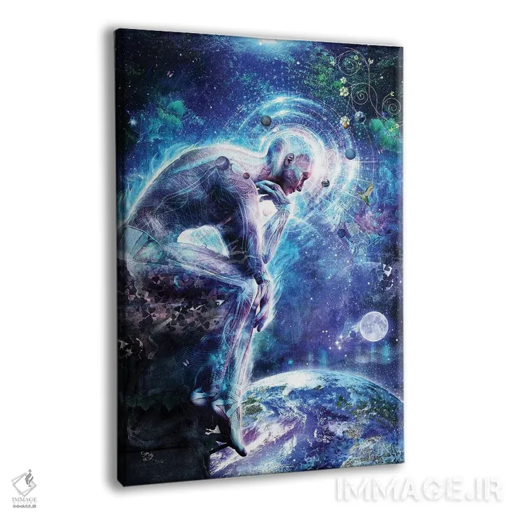 تابلو دکوراتیو راز وجود خودمان اثر کامرون گری - نمای پرسپکتیو محصول