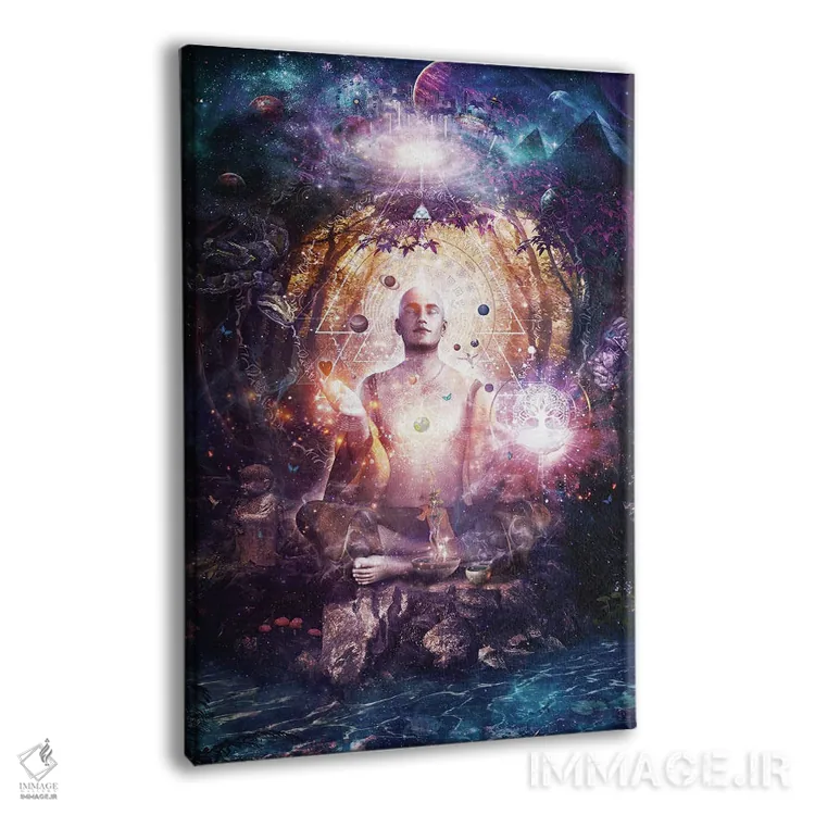 تابلو دکوراتیو متصل به سرچشمه اثر کامرون گری - نمای پرسپکتیو محصول