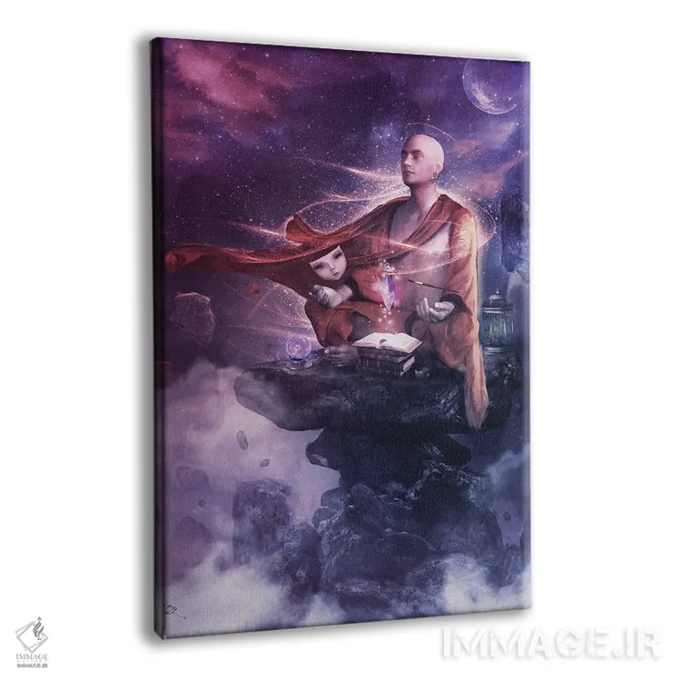 تابلو دکوراتیو مدیتیشن بصیرت اثر کامرون گری - نمای پرسپکتیو محصول